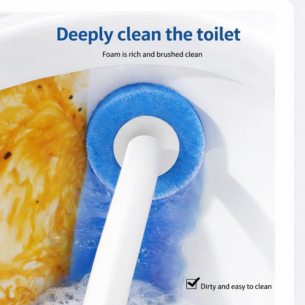 Senova™ Disposable Toilet Brush(Include 36 sponges)